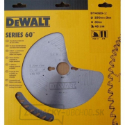 Pilový kotúč 250x30mm 48z ATB 10° DeWALT DT4323 Pilový kotúč 250x30mm 48z ATB 10° DeWALT DT4323 gallery main image