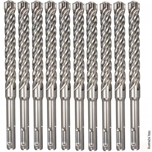 Vrtáky SDS-Plus EXTREME XLR s celokarbidovou hlavou 10x210mm 10ks DeWALT DT8968
