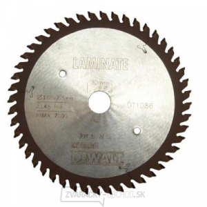 Pilový kotúč pre ponorné píly 165x20mm 48z DeWALT DT1086 Pilový kotúč pre ponorné píly 165x20mm 48z DeWALT DT1086 gallery main image