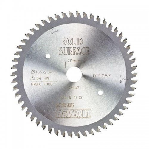 Pilový kotúč pre ponorné píly 165x20mm 54z DeWALT DT1087