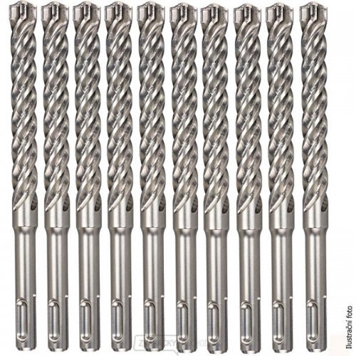Vrtáky SDS-Plus EXTREME XLR s celokarbidovou hlavou 12x200mm 10ks DeWALT DT8972