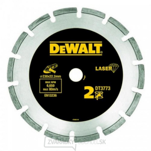 Čepeľ Laser 2 na brúsne materiály a betón 230x22,2 mm DeWALT DT3773