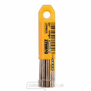 Vrták do kovu HSS-E COBALT 4×75mm (10ks) DeWALT DT4924 gallery main image