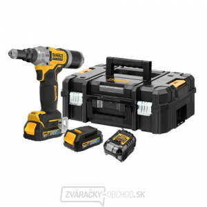 Akumulátorová nitovačka na nity od 4,8 mm do 6,4 mm 18V 2x1,7Ah DeWALT DCF414E2GT