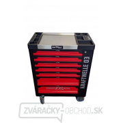 Dielenský vozík KraftWelle germany vrátane náradia vybavený 6 políc červený gallery main image