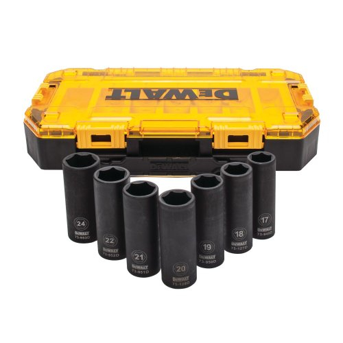 DeWALT DWMT74737-0 7-dielna rozšírená sada nástrčných hlavíc 1/2