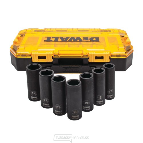 DeWALT DWMT74737-0 7-dielna rozšírená sada nástrčných hlavíc 1/2"
