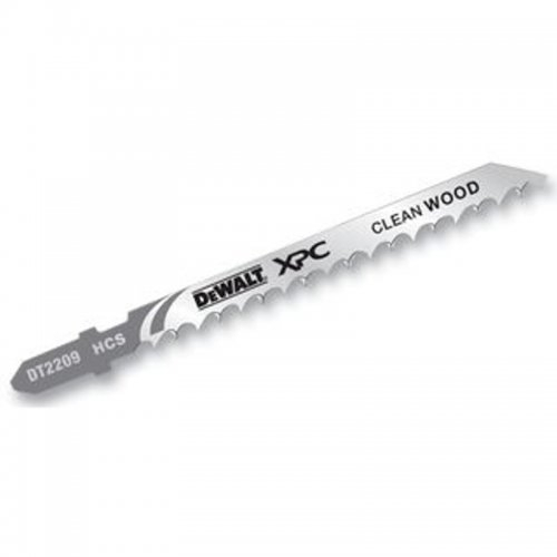 Pílový list na drevo a plast do 60 mm čistý rez pre priamočiare píly 100 mm 5 ks DeWALT DT2209