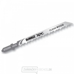 Pílový list na drevo a plast do 60 mm čistý rez pre priamočiare píly 100 mm 5 ks DeWALT DT2209 Pílový list na drevo a plast do 60 mm čistý rez pre priamočiare píly 100 mm 5 ks DeWALT DT2209 gallery main image