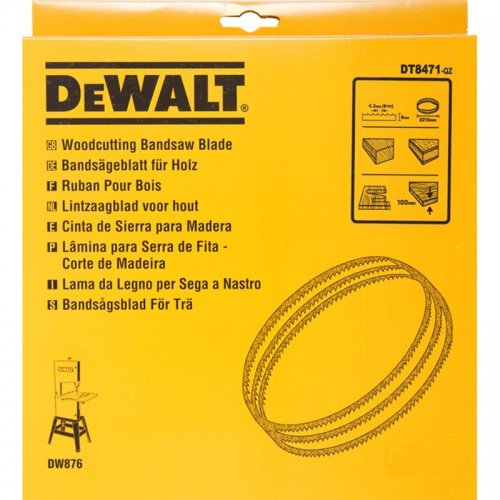Pilový kotúč pre DW876 na drevo a plast 6 mm DeWALT DT8471