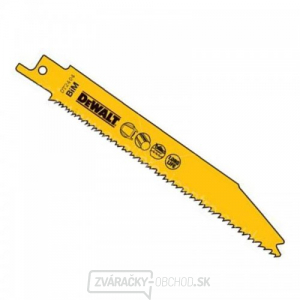 Pílový list na kov a rúry do 100 mm rýchly rez pre mečové píly 152 mm 5 ks DeWALT DT2404 Pílový list na kov a rúry do 100 mm rýchly rez pre mečové píly 152 mm 5 ks DeWALT DT2404 gallery main image