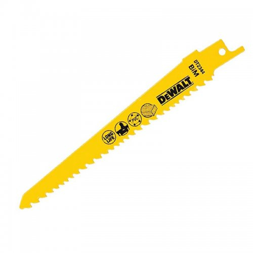 Demolačný pílový kotúč na drevo hladký a oblúkový rez pre akumulátorové mečové píly 152mm 5ks DeWALT DT2344