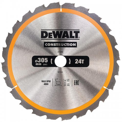 Pilový kotúč 305x30mm 24z ATB -5° DeWALT DT1958