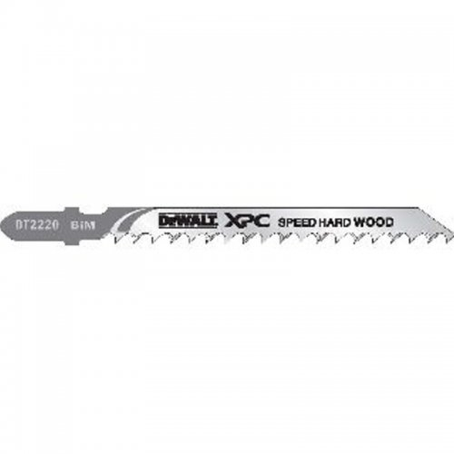 Pílový list na tvrdé drevo a plast do 60 mm rýchly rez pre priamočiare píly 100 mm 3 ks DeWALT DT2220