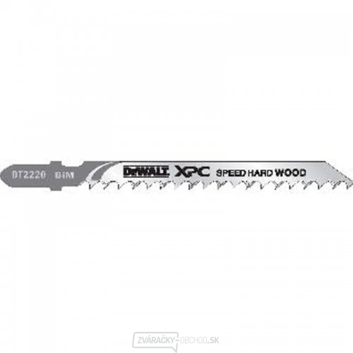 Pílový list na tvrdé drevo a plast do 60 mm rýchly rez pre priamočiare píly 100 mm 3 ks DeWALT DT2220 Pílový list na tvrdé drevo a plast do 60 mm rýchly rez pre priamočiare píly 100 mm 3 ks DeWALT DT2220 gallery main image