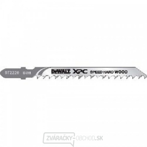 Pílový list na tvrdé drevo a plast do 60 mm rýchly rez pre priamočiare píly 100 mm 3 ks DeWALT DT2220 Pílový list na tvrdé drevo a plast do 60 mm rýchly rez pre priamočiare píly 100 mm 3 ks DeWALT DT2220 gallery main image