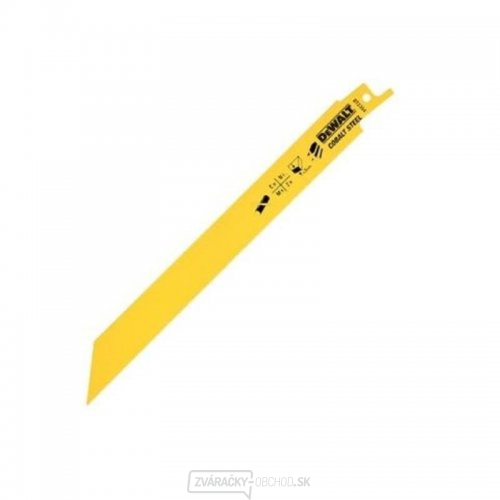 Pílové listy na kov, plech, rúry a profily do 3 mm pre mečové píly 203 mm 5 ks DeWALT DT2354