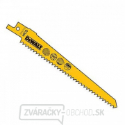 Pílový list na drevo a plast, jemný, rýchly oblúkový rez pre mečové píly 152mm 5ks DeWALT DT2362 Pílový list na drevo a plast, jemný, rýchly oblúkový rez pre mečové píly 152mm 5ks DeWALT DT2362 gallery main image