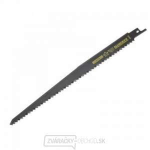 Pílový list na drevo a plast jemný rýchly oblúkový rez pre mečové píly 305mm 5ks DeWALT DT2364