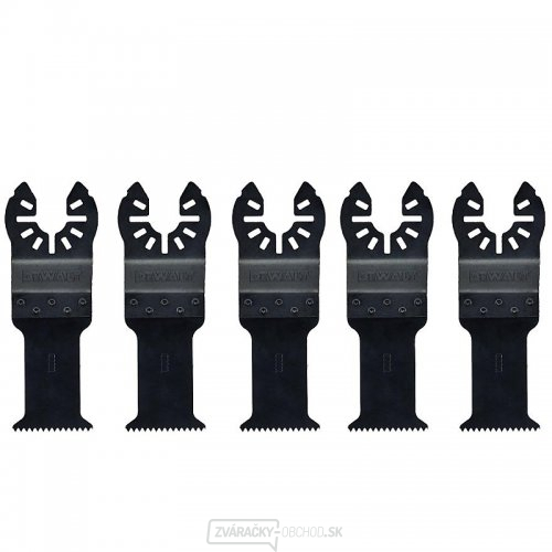 5 ks pílových listov na rýchle rezanie dreva 30 mm x 43 mm (5 x DT20704) DeWALT DT20725