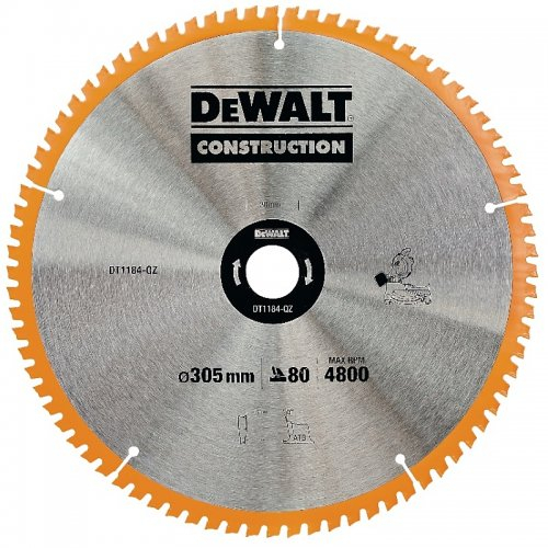 Pilový kotúč 305x30mm 80z ATB -5° DeWALT DT1184