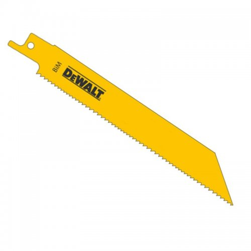Pilové listy na drevo s klincami, oceľové plechy, rúry, alu profily pre mečové píly 225mm 100ks DeWALT DT2400