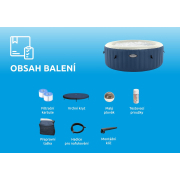 Bazén vírivý nafukovací Pure Spa - Bubble HWS -modrý -Intex 28486EX Náhľad