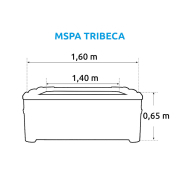 Vírivý bazén MSPA TRIBECA Náhľad