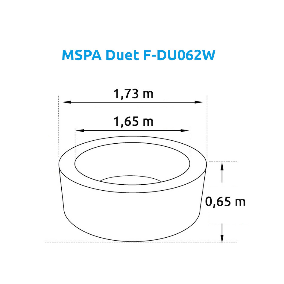 Vírivý bazén MSPA Duet F-DU062W Náhľad