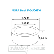 Vírivý bazén MSPA Duet F-DU062W Náhľad