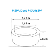 Vírivý bazén MSPA Duet F-DU062W Náhľad