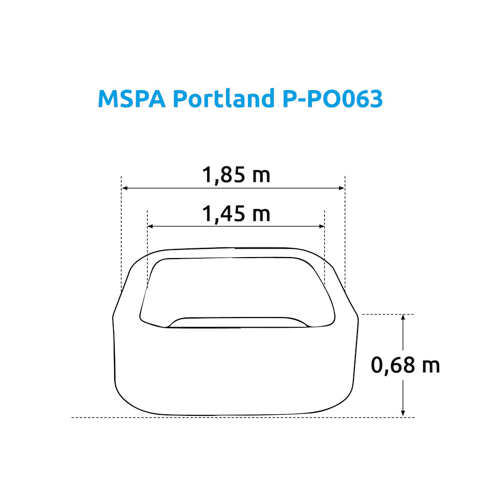 Vírivý bazén MSPA Portland P-PO063 Náhľad