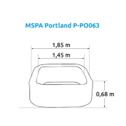 Vírivý bazén MSPA Portland P-PO063 Náhľad
