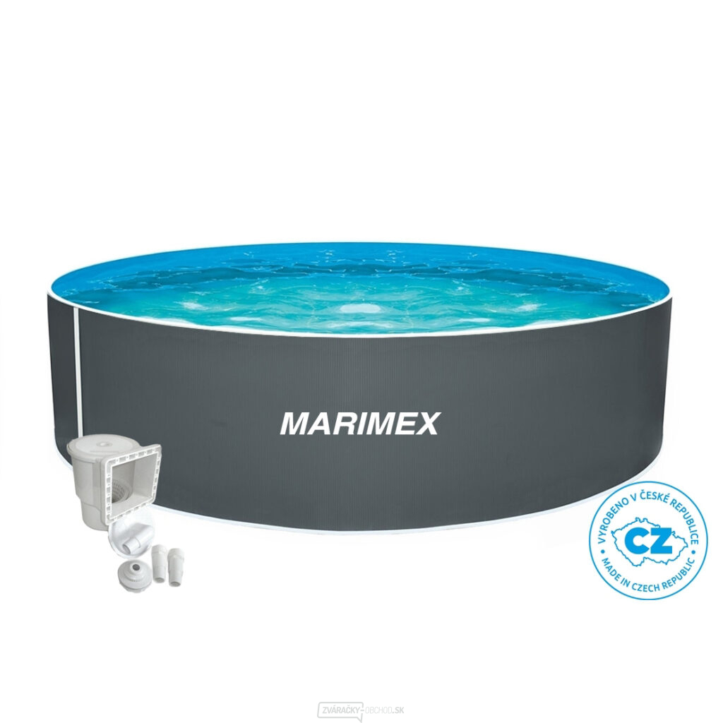 Bazén Orlando 3,05 x 0,91 m ŠEDÁ, bazén, fólia, skimmer