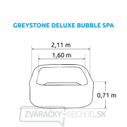 Vírivý bazén Greystone Deluxe Bubble Spa 4 Náhľad