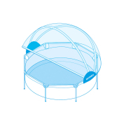 Zastrešenie Marimex Pool House Control - 3,66 m pre rámové bazény Náhľad