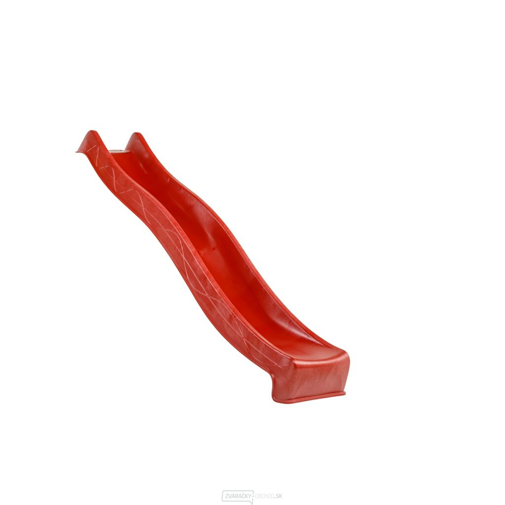 Šmykľavka s prípojkou na vodu červená 2,9 m