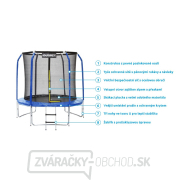 Trampolína Marimex Standard 183 cm + vnútorná ochranná sieť + schodíky ZADARMO Náhľad