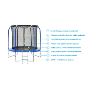 Trampolína Marimex Standard 183 cm + vnútorná ochranná sieť + schodíky ZADARMO Náhľad