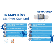 Trampolína Marimex Standard 183 cm + vnútorná ochranná sieť + schodíky ZADARMO Náhľad