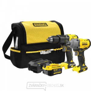 Kombinovaná súprava akumulátorového náradia Stanley FatMax SFMCK217M1S V20 18V 1x4,0Ah