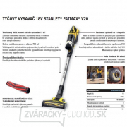 Vysávač V20 18V 1x2,0Ah Stanley FatMax SFMCVS001D1 náhled