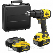 Akumulátorová príklepová vŕtačka V20 18V 2x4,0Ah Stanley FatMax SFMCD715M2K Akumulátorová príklepová vŕtačka V20 18V 2x4,0Ah Stanley FatMax SFMCD715M2K gallery main image