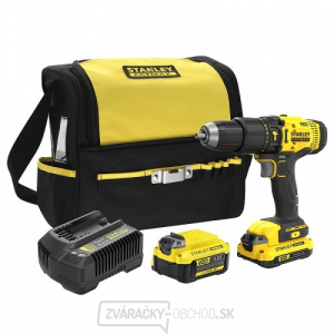 Akumulátorová príklepová vŕtačka V20 18V 1x4,0Ah 1x2,0Ah Stanley FatMax SFMCD711DMA Akumulátorová príklepová vŕtačka V20 18V 1x4,0Ah 1x2,0Ah Stanley FatMax SFMCD711DMA gallery main image