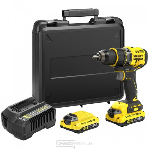 Akumulátorová vŕtačka V20 18V 2x2,0Ah Stanley FatMax SFMCD720D2K