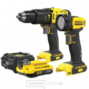 Kombinovaná sada náradia V20 18V 1x2,0Ah Stanley FatMax SFMCK210D1 Kombinovaná sada náradia V20 18V 1x2,0Ah Stanley FatMax SFMCK210D1 gallery main image