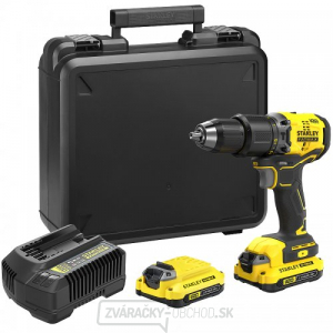 Akumulátorová príklepová vŕtačka V20 18V 2x1,5Ah Stanley FatMax SFMCD715C2K Akumulátorová príklepová vŕtačka V20 18V 2x1,5Ah Stanley FatMax SFMCD715C2K gallery main image