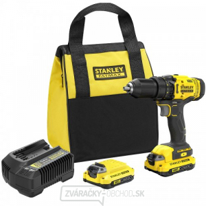 Akumulátorová vŕtačka V20 18V 2x1,5Ah Stanley FatMax SFMCD700C2S Akumulátorová vŕtačka V20 18V 2x1,5Ah Stanley FatMax SFMCD700C2S gallery main image