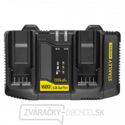 Stanley FatMax SFMCB24 V20 18V dvojportová nabíjačka batérií Náhľad