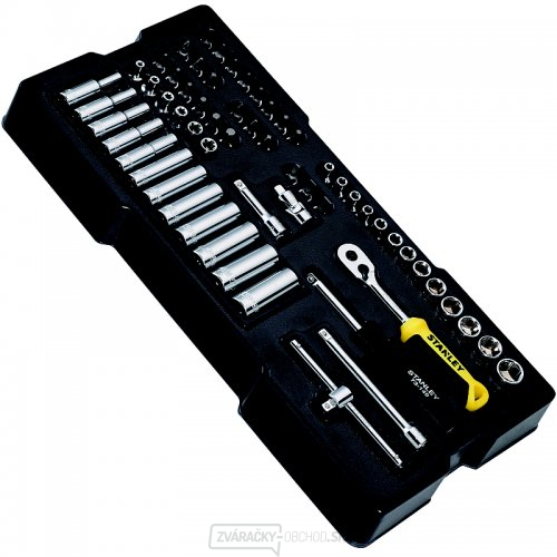 1/4" 60-dielna súprava s holými nohami v module Stanley STMT1-74175